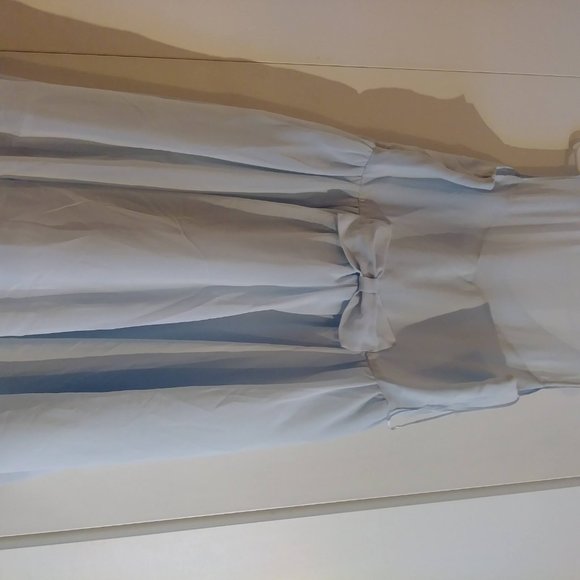 ice blue party dress size 14. - Picture 3 of 6